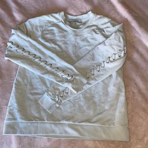 All Saints Sweatshirt with Laced-up Detail